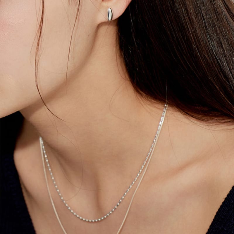 Murmur [925silver]Chic Egg Necklace