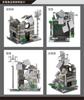 Military Series Damaged House Architecture Building Blocks DIY War Ruins Scene Model Bricks Education Toys For Boys Children