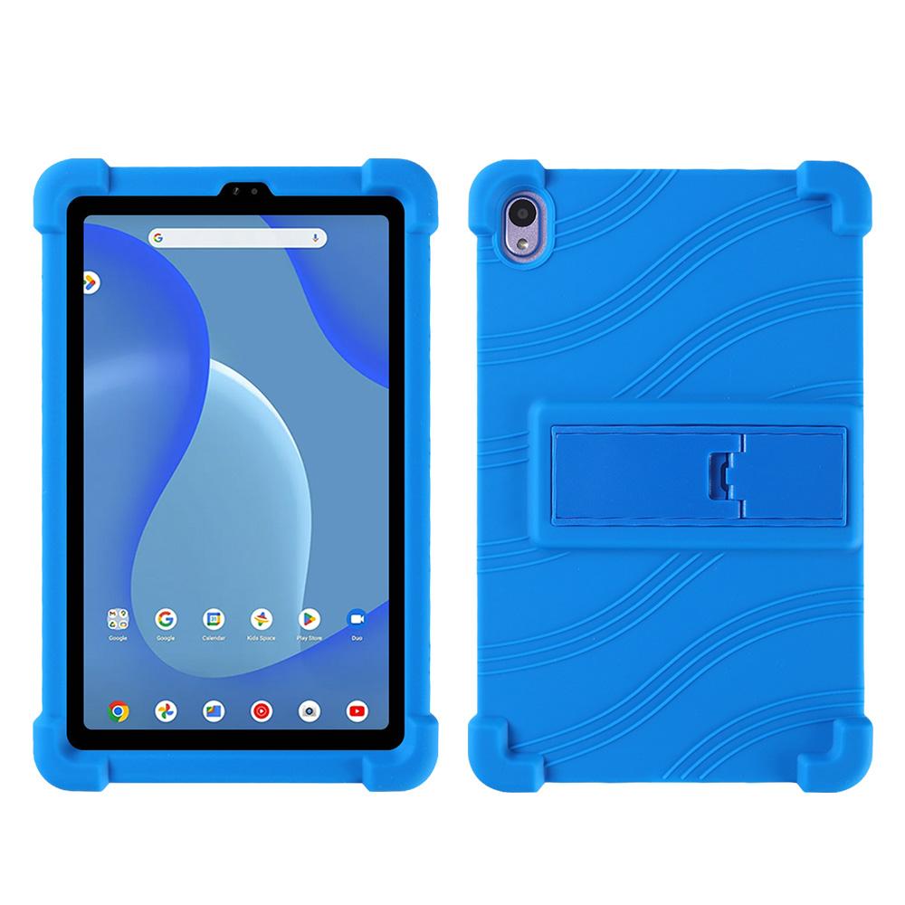 For Walmart Onn 7 inch Tablet Gen 4 (2024) Silicone Case with Kickstand Rugged Protective Cover