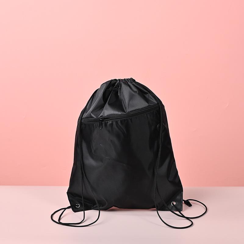 Maßgeschneiderter wasserdichter Oxford-Rucksack mit Kordelzug: Sport/Fitness Studenten Tasche mit Reißverschluss