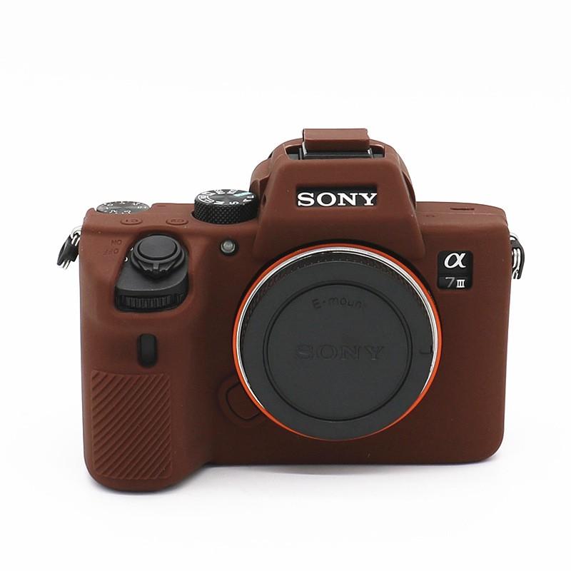 Silicone Camera Case Cover Sony A7 III A7R A7RM3 Mirrorless Cameras Outdoor Protection Sleeve Soft Inner Bag