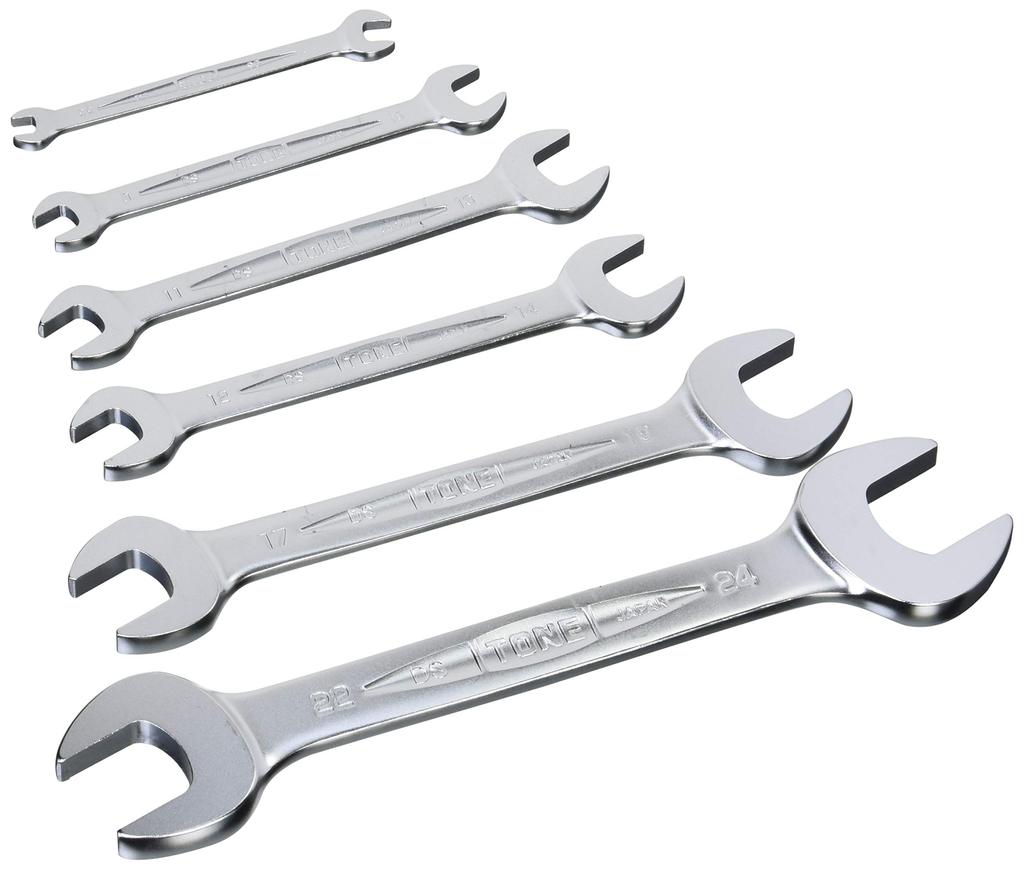 TONE DS602P Spanner 6 Pieces Set, Red,
