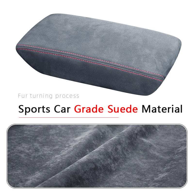 For Honda Civic 11th Gen Civic Car Armrest Mat Center Storage Box Pad Protector Leather Cover Decoration Accessories