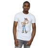 Disney Mens Toy Story 4 Sheriff Woody Pose T-Shirt