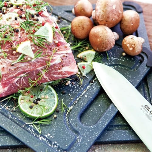 Dulton PP Cutting Board, Medium, Olive, Perfect for Everyday Use, Kitchen Utensil, Height 8mm, Width 350mm, Depth 240mm, Y915-1253M/OV