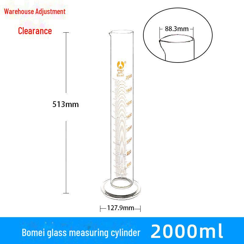 Glass and Plastic Graduated Cylinders (10ml-1000ml)