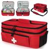Multi-functional Portable Medicine Bag Double Zipper Travel Medication Case  Nursing
