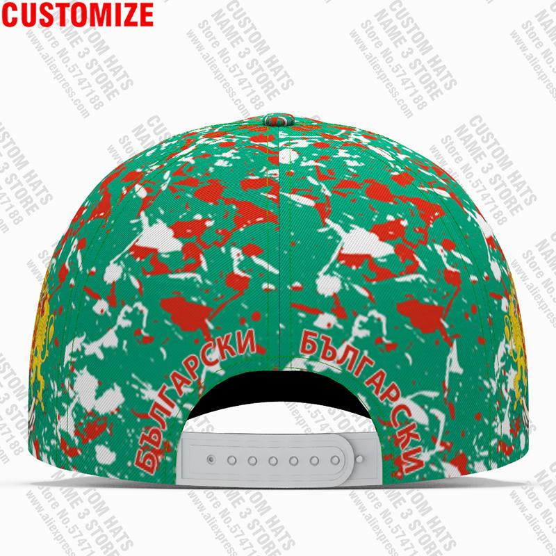 Bulgaria Baseball Cap Free 3D Custom Made Name Number Team Logo Bg Hat Fishing Bgr Country Travel Bulgarian Nation Flag Headgear