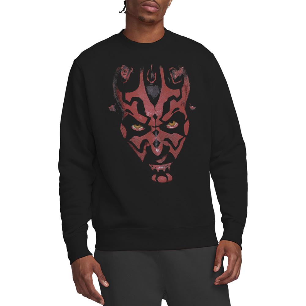 Star Wars Unisex Adult Darth Maul Face Sweatshirt