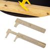 Set Of 2 Hand Brass Vernier Calipers with Clear Double  Scale Display Rustproof Measuring Tool for Small Item Measurement