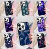 Jellyfish Print Navy Phone Case For iPhone 17 Air 15 16e 14 13 Pro Max Coque 12 11 Pro Max PLUS Cover