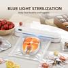 Vacuum Sealing Machine Household Dry/Wet Food Meat Sealer for Food/Fruit Preservation Built-in Cutter Kitchen Food Storage Seal
