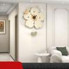 Jiu Jiuda Cream Style Floral Wall Clock