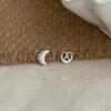 Mini Croissant Stud Earrings For Women Cute Bread Earrings Classic Fine Jewelry Gift