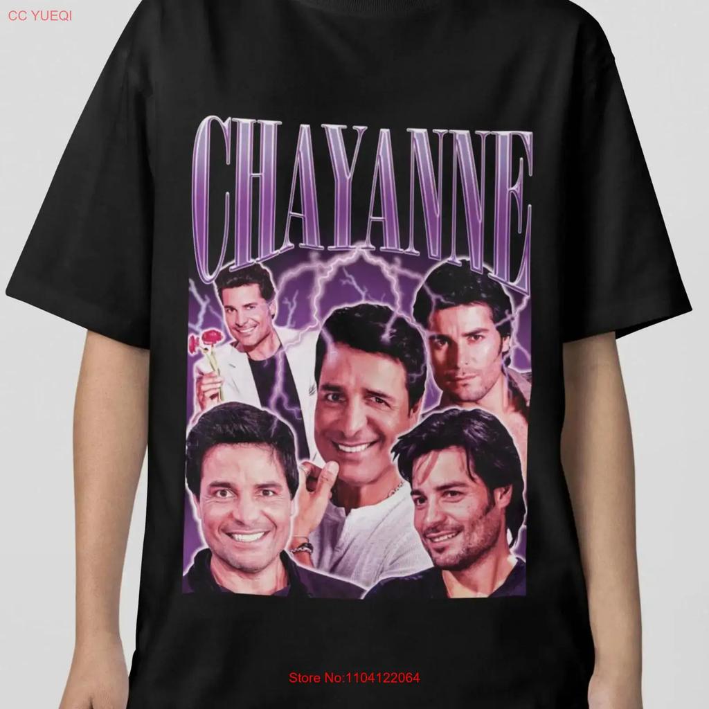 Chayanne Vintage Retro T Shirt Fan For Mom Lover Vintage Casual Top For Everyday Wear Designer Clothes Slightly