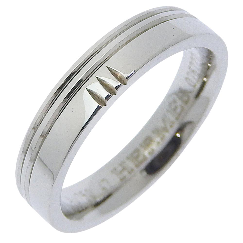 

HERMES Alliance Kelly Ring K18 white gold #4.1(US Size) 4.5g Women Used