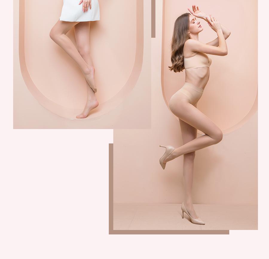 Manzi Non-slip, Sweat-absorbing Mask Socks and Anti-snag, Crotch-enhancing Large-size Pantyhose with Leg-cutting Protection.