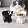 Pure Elevated Pet Bowls with 15° Tilt – Anti-Spill Raised Pet Feeding Bowls, Designed To Protect Cervical and Spinal Health, Non-Slip Wide Base