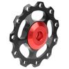 Mountain Bike Guide Wheel Durable Lightweight Bearing Anode Sturdy Aluminium Alloy 11 Tooth Rear Derailleur Pulley