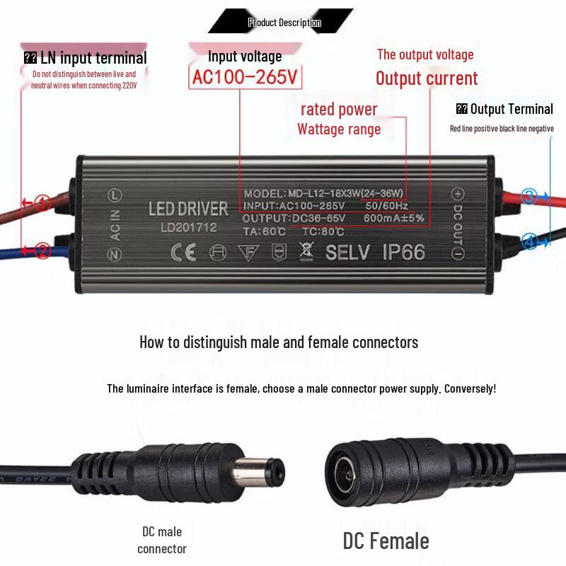 Gangwo Waterproof LED Driver Power Supply