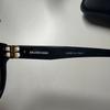 Used BALENCIAGA BB0134SA Sunglasses Black with Gold Case