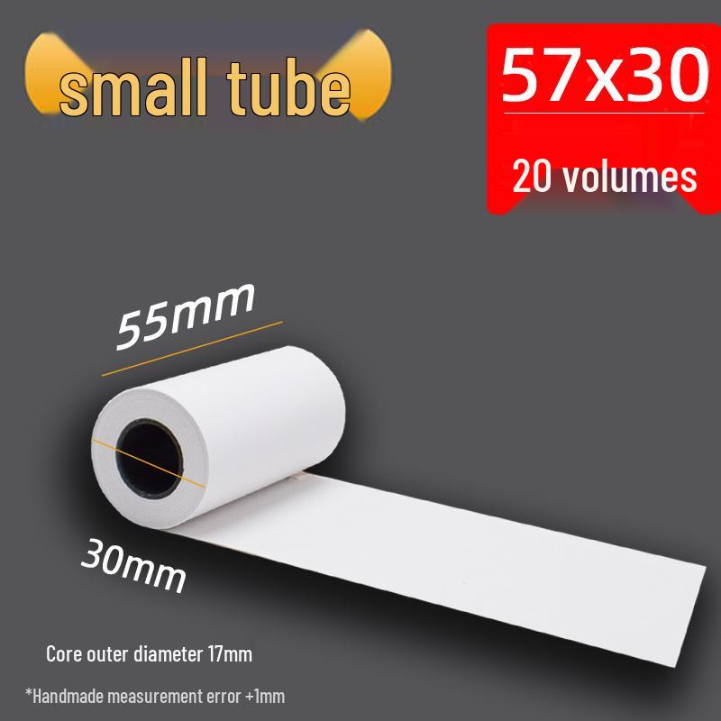 Supermarket 80mm Thermal Receipt Paper Roll, 57x40mm, 50mm Core for Restaurant and Takeout