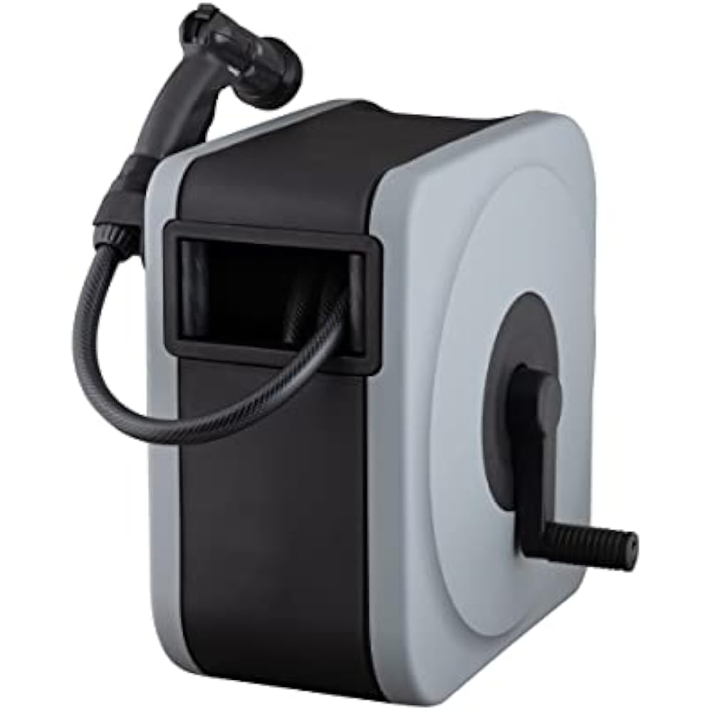Takagi (Takagi) hose hose reel BOXY NEXT (light gray, 20m)