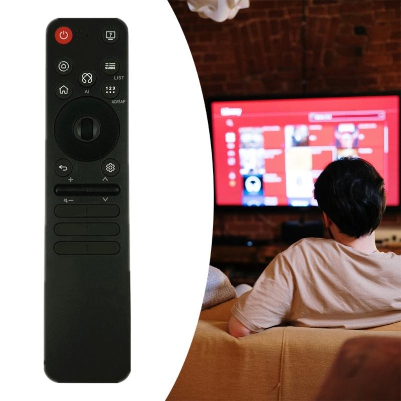 Sprachsteuerung Fernbedienung MR25GA Ersatzteil für KI-Fernseher AKB76046602 76046603 Streaming-Geräte Breite Kompatibilität