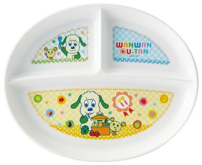 Skater Dishwasher Safe Lunch Plate Width X Depth X Height Made In Japan XP17 20.2 24.7 2.3cm Inai-in-ai-boo!