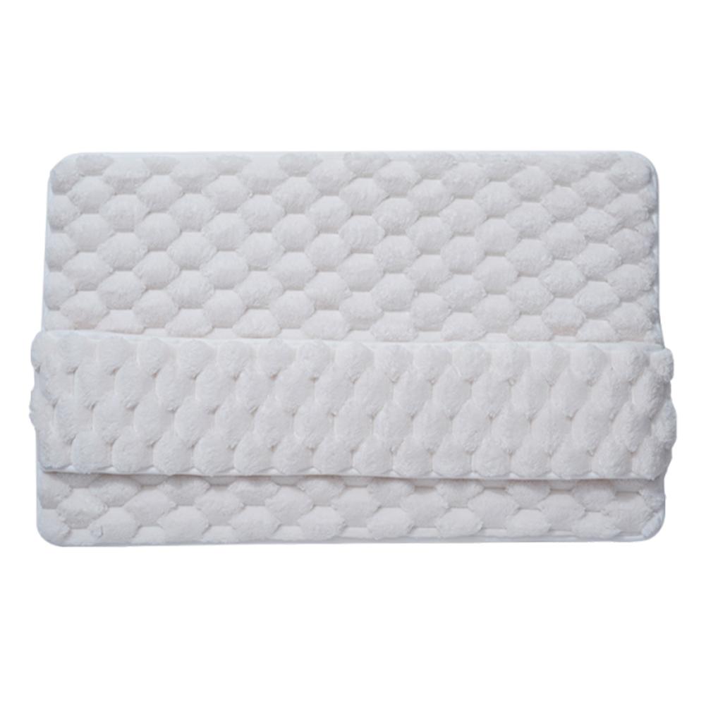 Memory Foam Bathroom Rug Thickened Absorbent Bathroom Mat 40x60cm Shower Floor Mat for Bathroom Floor & Tub