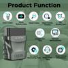Wireless 4.0 OBDII Diagnostic Scanner - Auto Fault Code Reader with Automatic Scanning & Check Engine Light Diagnosis