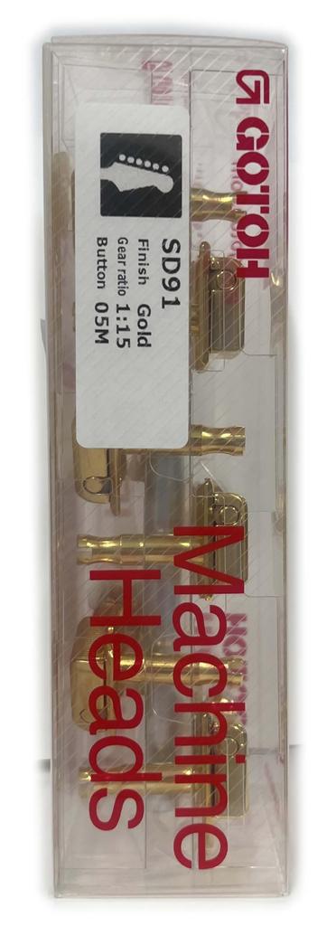 GOTOH SD91-05M-L6-GG Guitar Tuners, Gold, 21333GXD