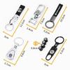Para Volkswagen VW Llavero de Coche de Metal y Cuero Anillo de Llave Insignia Accesorios Para Volkswagen Golf-5 6 7 MK6 Jetta Lavida Polo Tiguan P