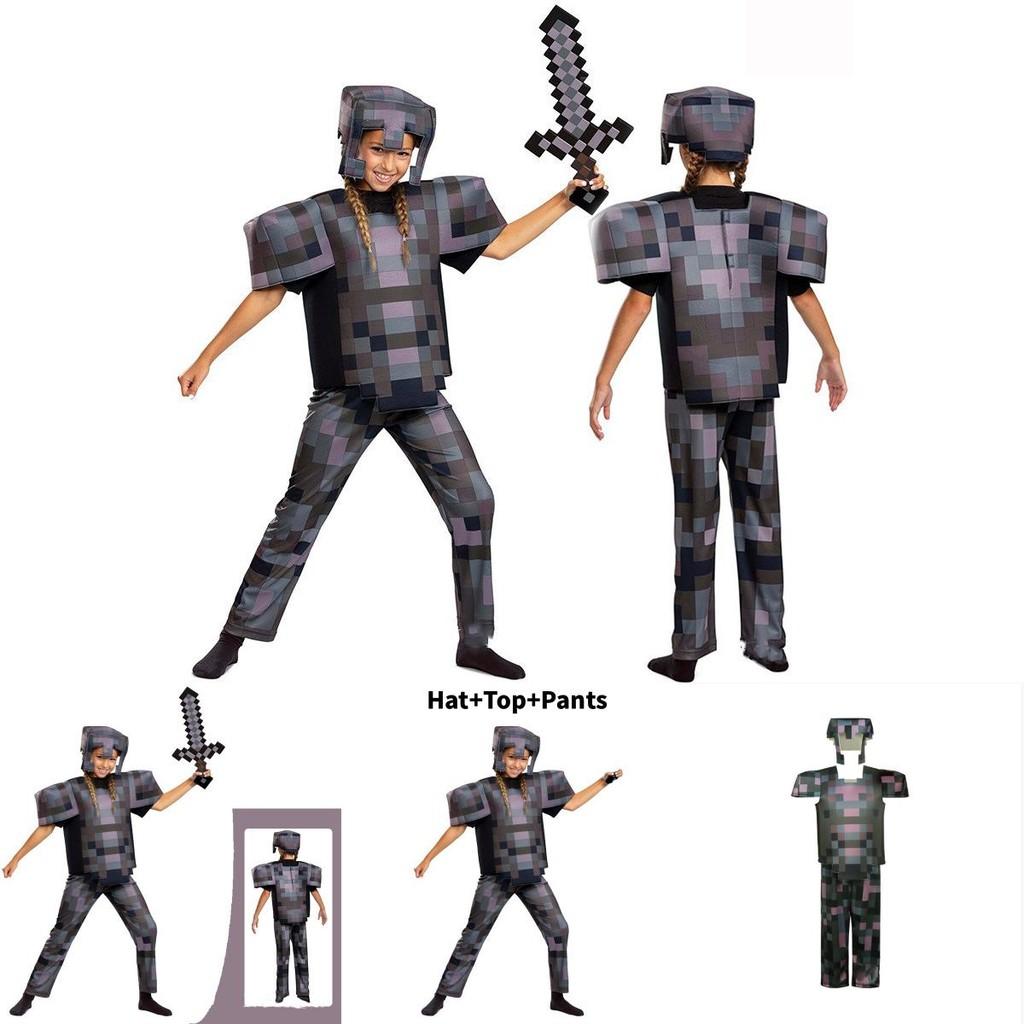 Costume da Cosplay Armatura di Diamante di Minecraft per Gioco Anime Role Play Halloween