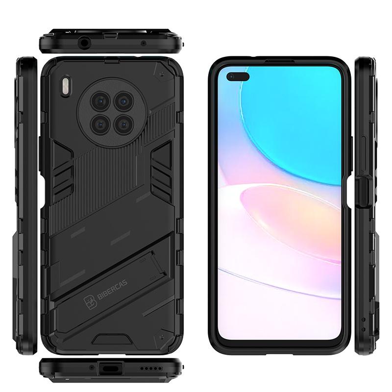 For Huawei Nova 8i Deksel For Huawei Nova 8i Capas Telefonstøtfanger PC Hardt Støtsikkert Bakdeksel med Støtte For Huawei Nova 8i Fundas