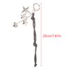 Y2K Trendy Starfish Five-Pointed Star Lanyard Keychain Retro Braided Rope Keyring Bag Pendant Key Hanging Decoration Gifts