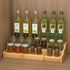 3-Tier Kitchen Cabinet Organizer Bamboo Spice Storage Shelf Spice Rack Organizer  Cabinet