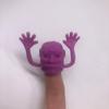 5pcs Ghost Head Ghost Head Finger Toys Plastic Halloween Ghost Finger Puppet Toy  Storytelling