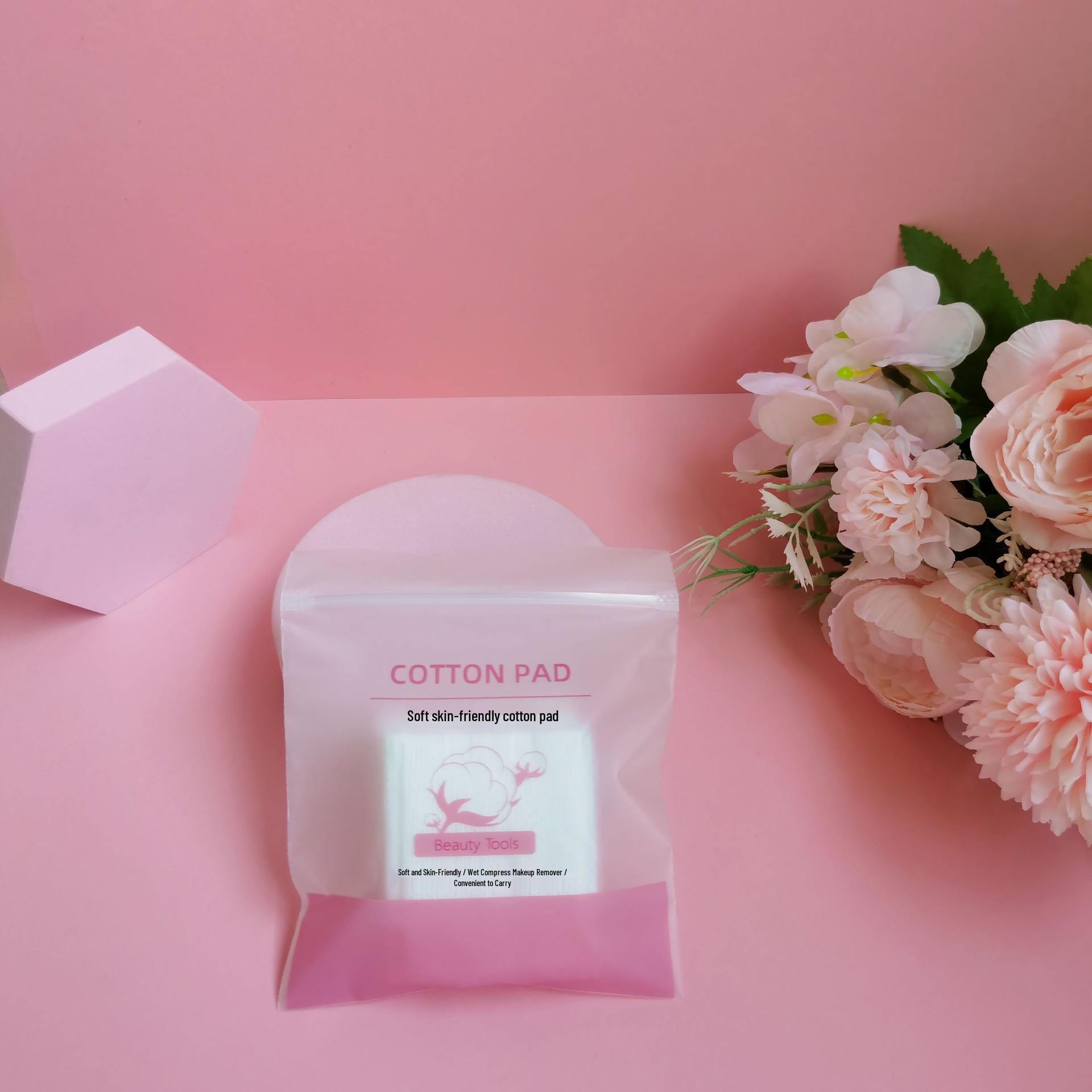 Thick Double-Sided Pure Cotton Makeup Remover Pads - Pack of 10
