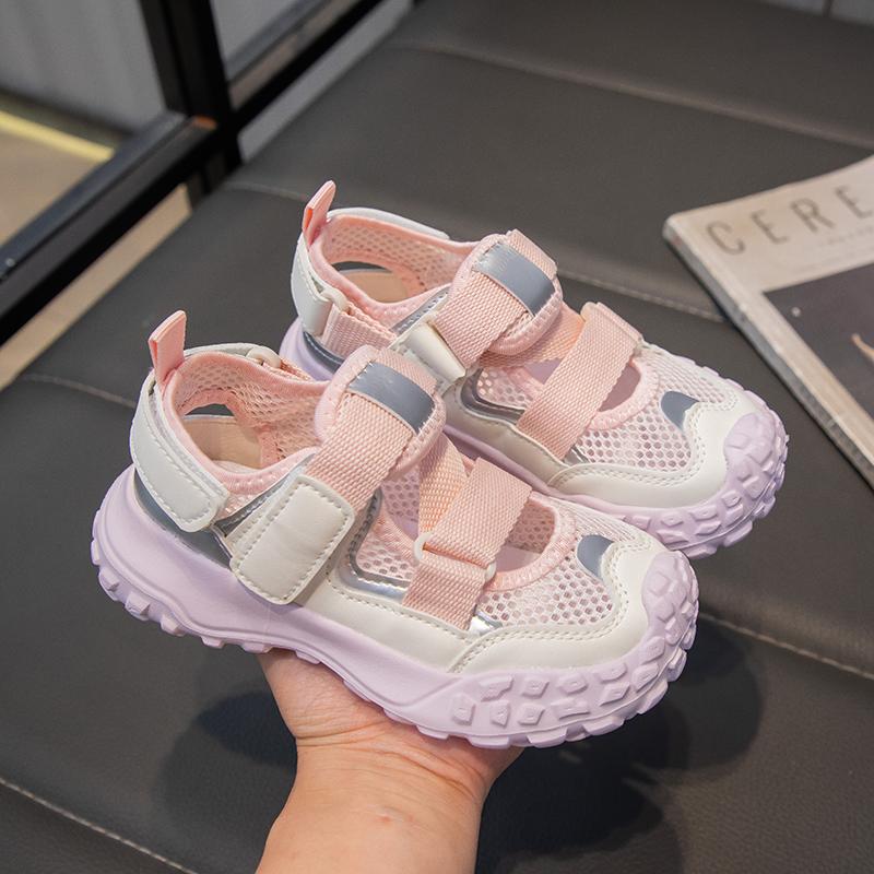 Children's Fashion Breathable Velcro Headband Sports Casual Shoes Frame Outdoor Sandals Beach Shoes Children's Shoes Water Shoes