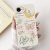 For iPhone 16E Case Popular Flower Cartoon Silicone Phone Cover For iPhone16E Funda For iPhone SE 2025 SE4 Shockproof Soft Cover