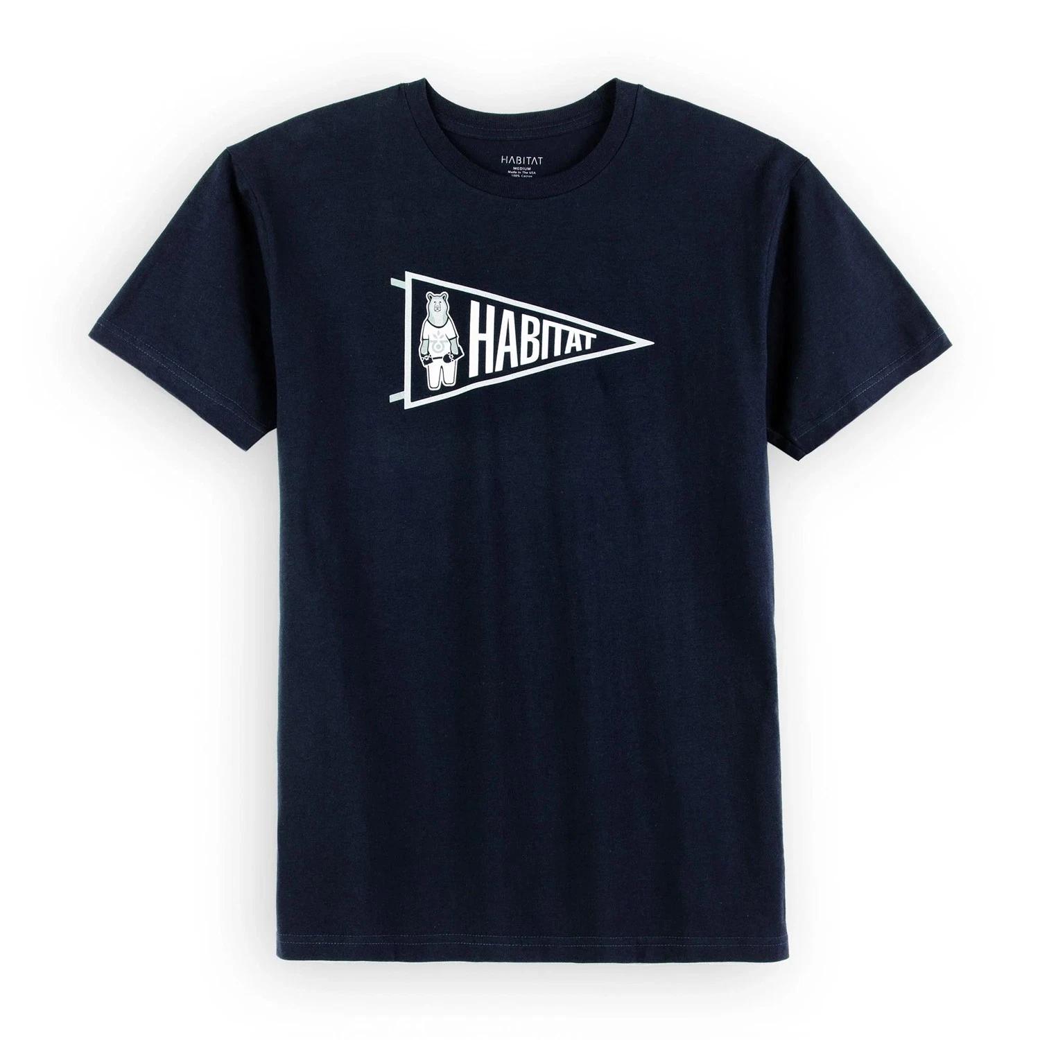 Habitat Skateboards Shirt Collegiate Navy XL