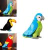 Colorful Parrot Plush Toy Pillow Wholesale Gift With Logo Cartoon Animal Decorative Ornament 25cm 0.2kg