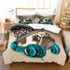 3D Print Dog Duvet Cover Single Double Queen King Size Bedding Set for Boys Bedroom Duvet Cover Bed Set Quilt Cover