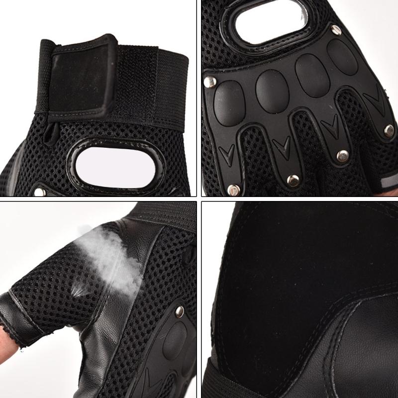 Half Finger Breathable Gloves Breathable Motorcycle Gloves Outdoor Hunting Fitness Cycling Gloves for Hunting Hiking