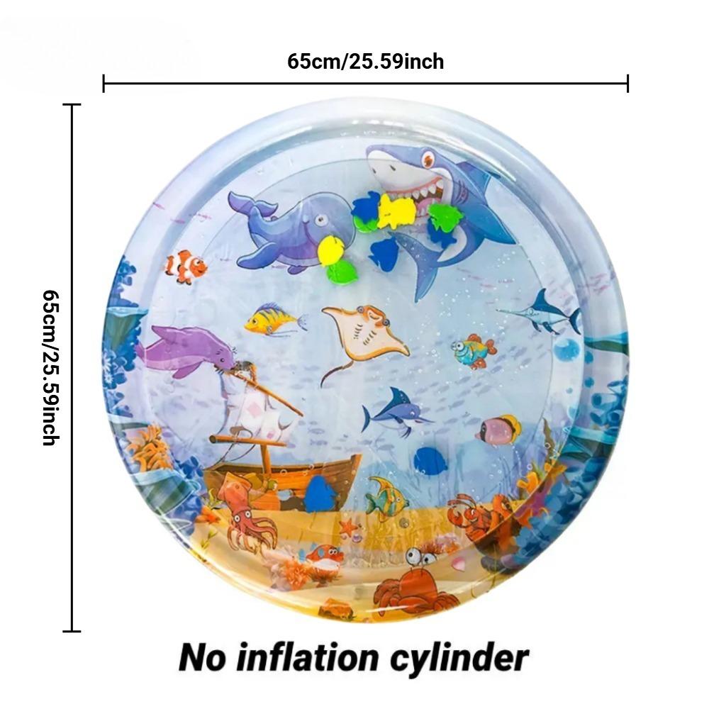 

Water Sensory Play Mat for Cat Dog, Thickened Inflatable Foldable Cooling Mat, Portable Durable Interactive Pet Toy Supplies