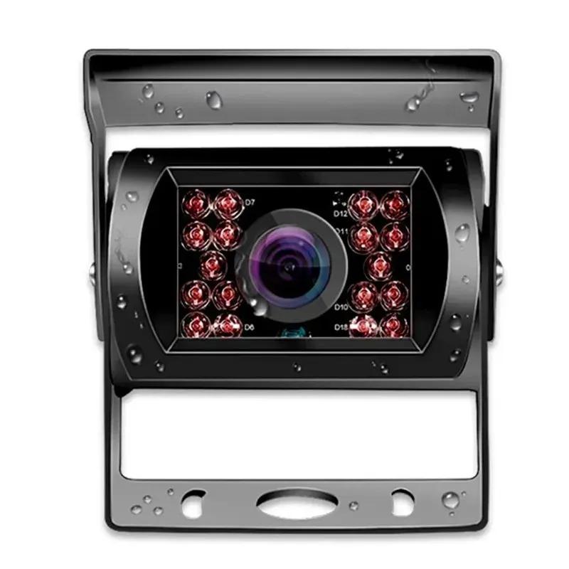 18 LED Car Rear View Reversing Parking Backup Camera IR Night Vision For 24V Bus Truck Motorhome Van