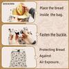 Eco-friendly Reusable Beeswax Bread Bag - Double-layer Linen Cotton for Freshness