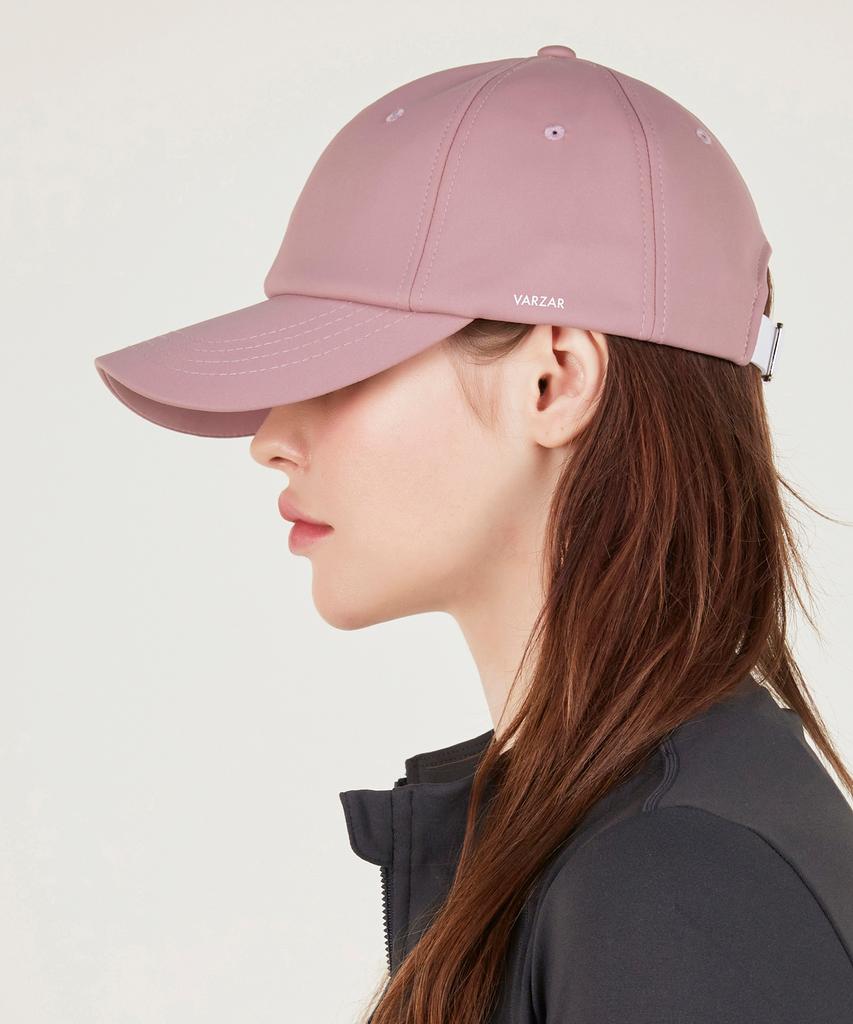 Bajal Studded Belt Loop Athleisure Oversized Ball Cap Dusty Pink