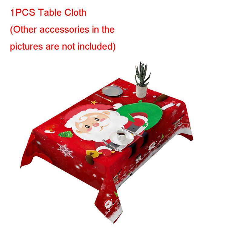Luxurious Waterproof Tablecloth With Chair Cover For Festive Holiday Gatherings